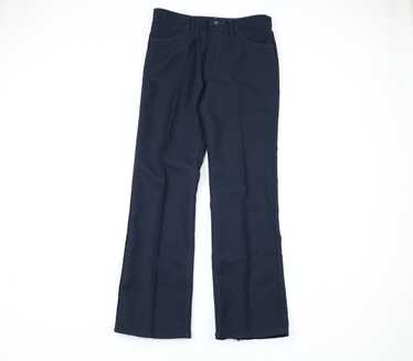 St. John Sport Knit Pants w/ Ribbed Knit Waist in Navy