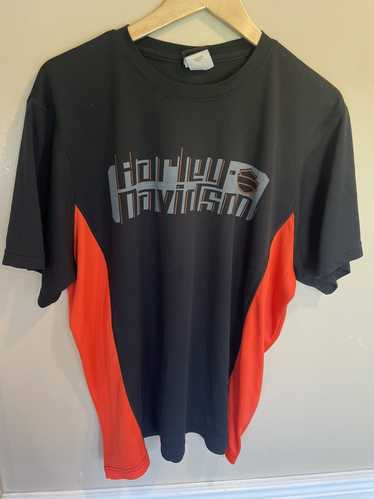 Half Black Half White Harley Davidson Baseball Jersey - BikeAHolic