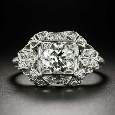 Art Deco 1.03 Carat Diamond Engagement Ring by Be… - image 1