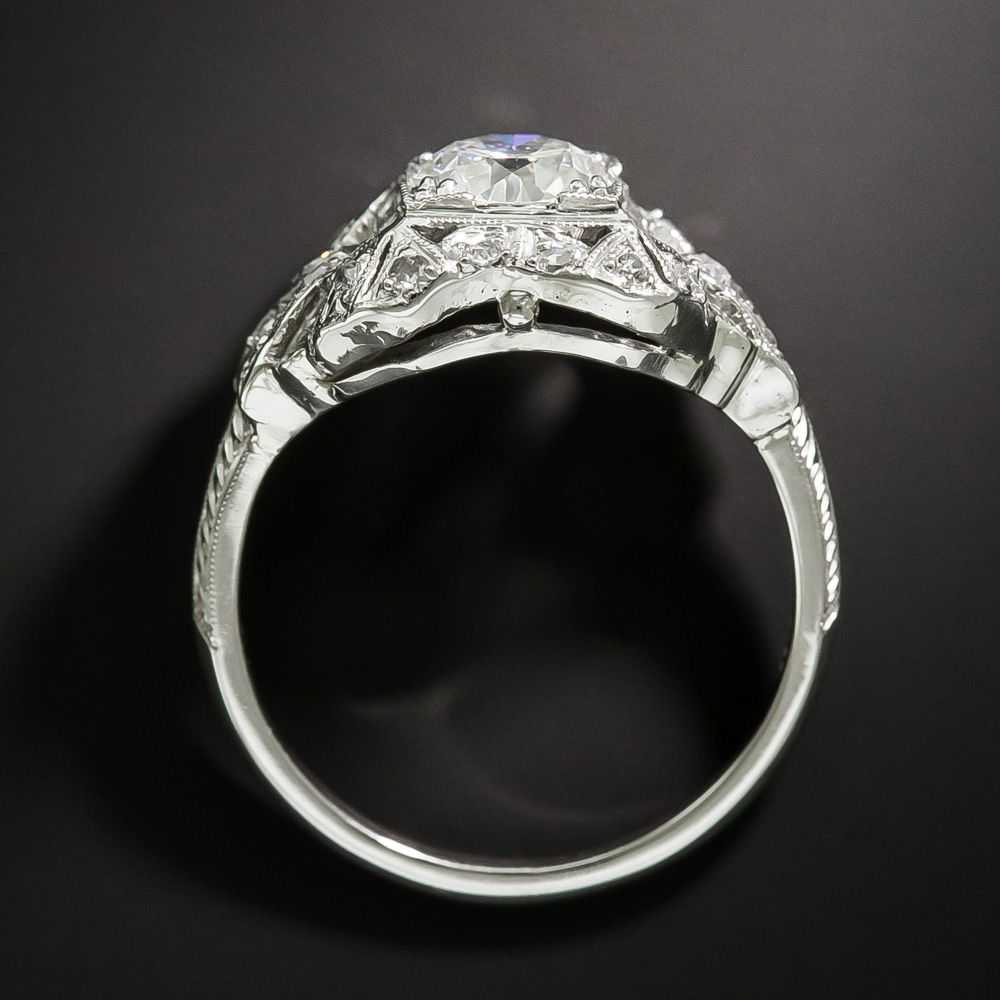 Art Deco 1.03 Carat Diamond Engagement Ring by Be… - image 3