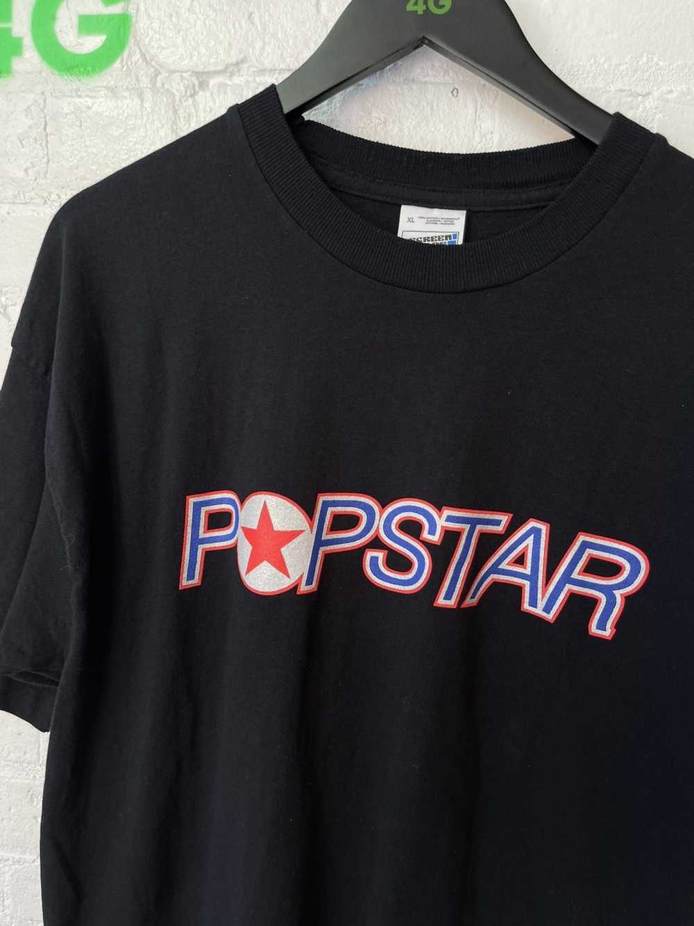 Vintage Vintage POPSTAR Shirt XL POP STAR single … - image 2