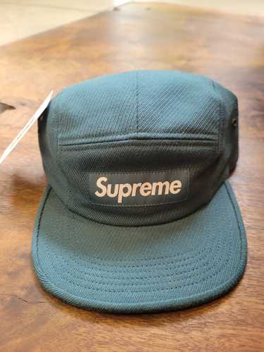 Supreme Surpeme leather strap teal hat