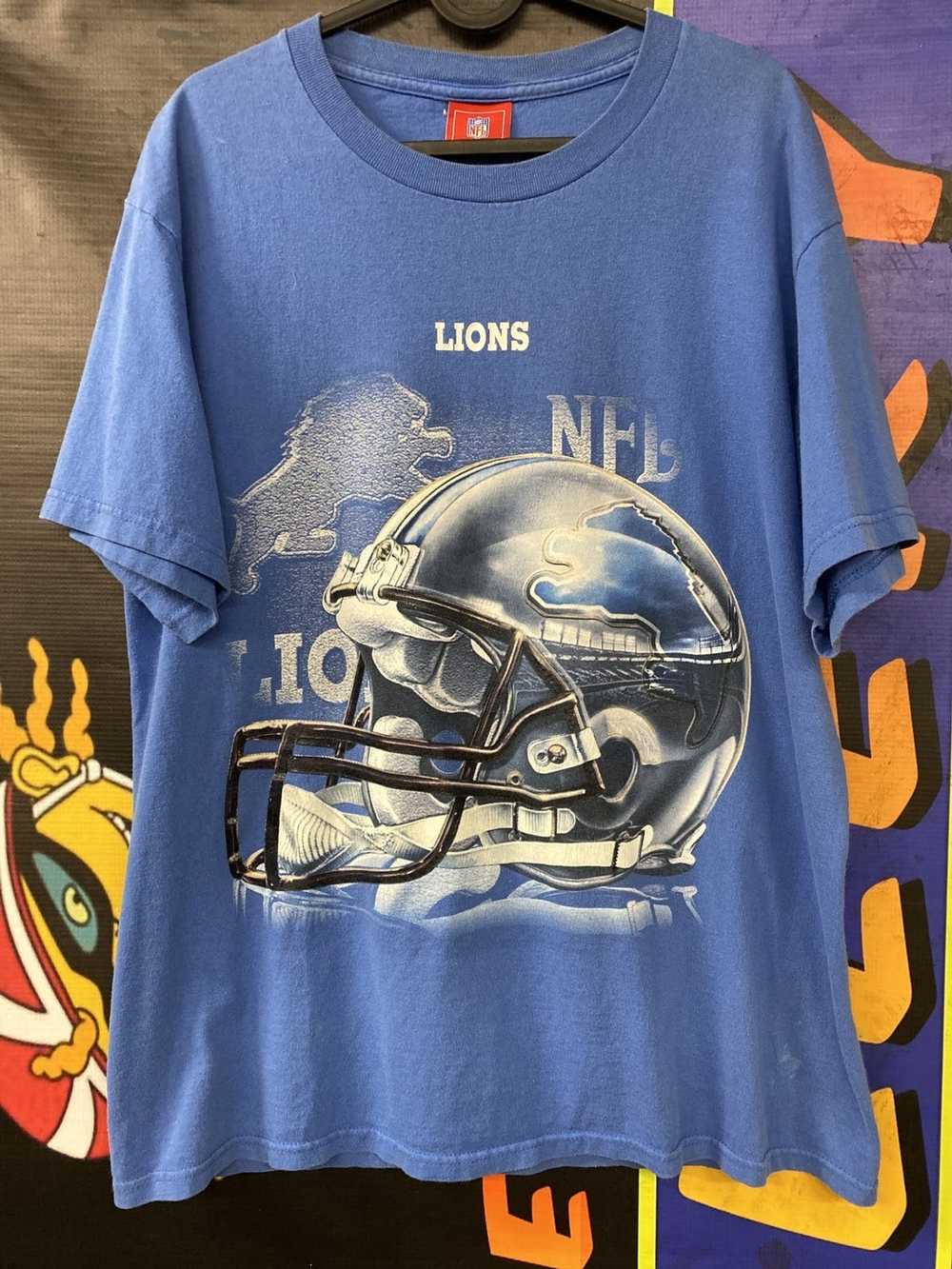 Vintage Sunday Helmet Football Detroit Lions T-Shirt - Cruel Ball