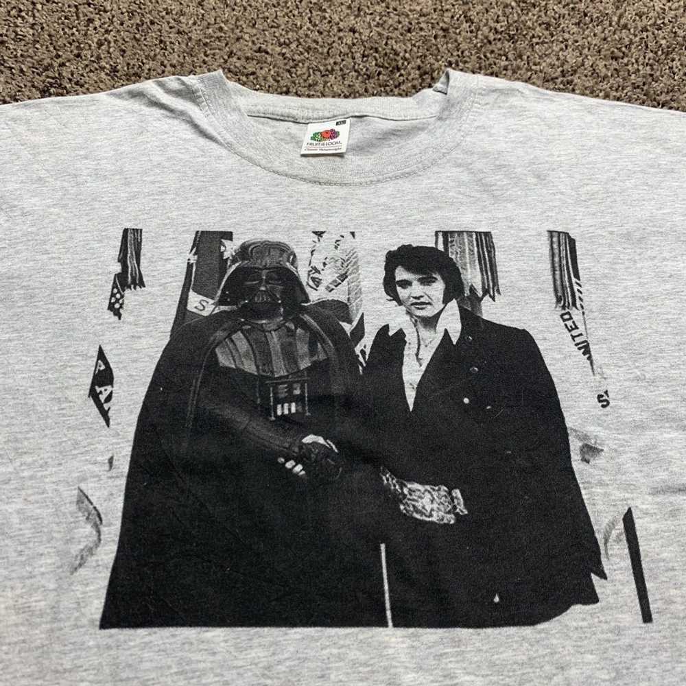 Star Wars × Vintage Elvis Presley Darth Vader Siz… - image 5