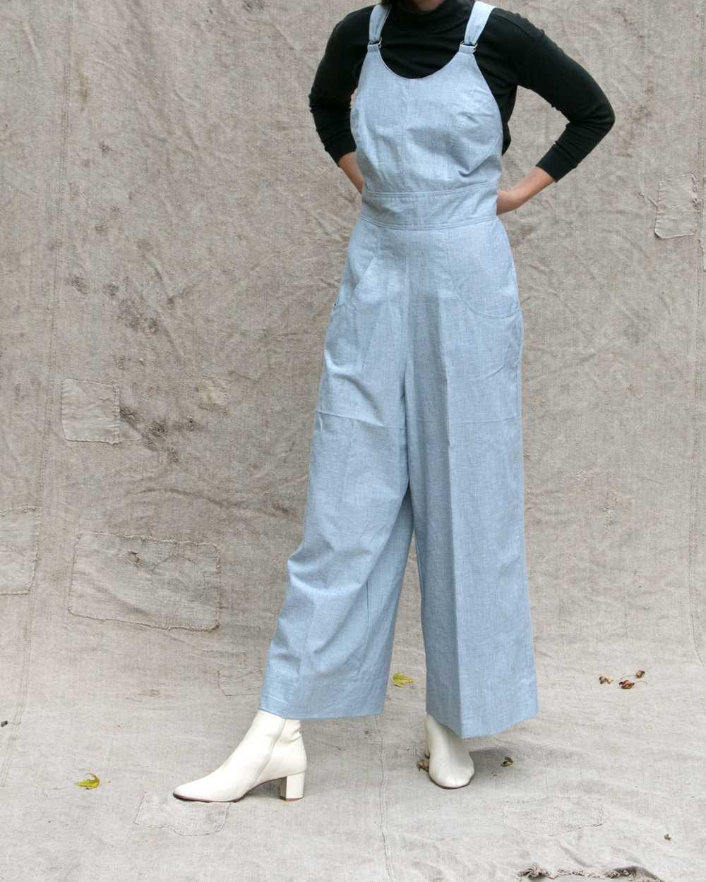 1940's Repro Overalls in Chambray - image 2