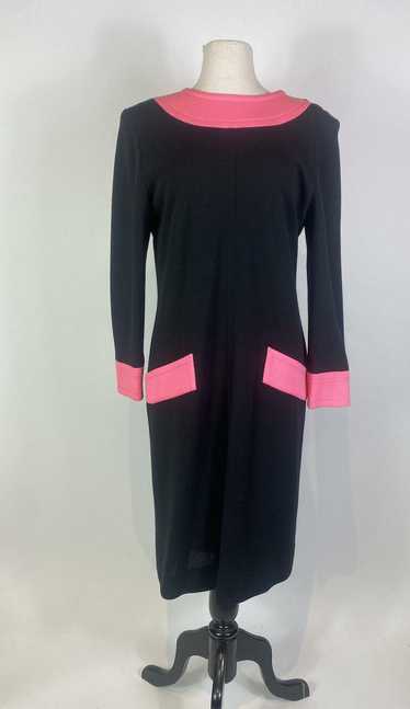 1980s GIVENCHY Color Block Wool Dress