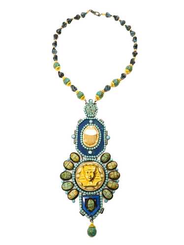 VRBA Egyptian Style Pendant Necklace