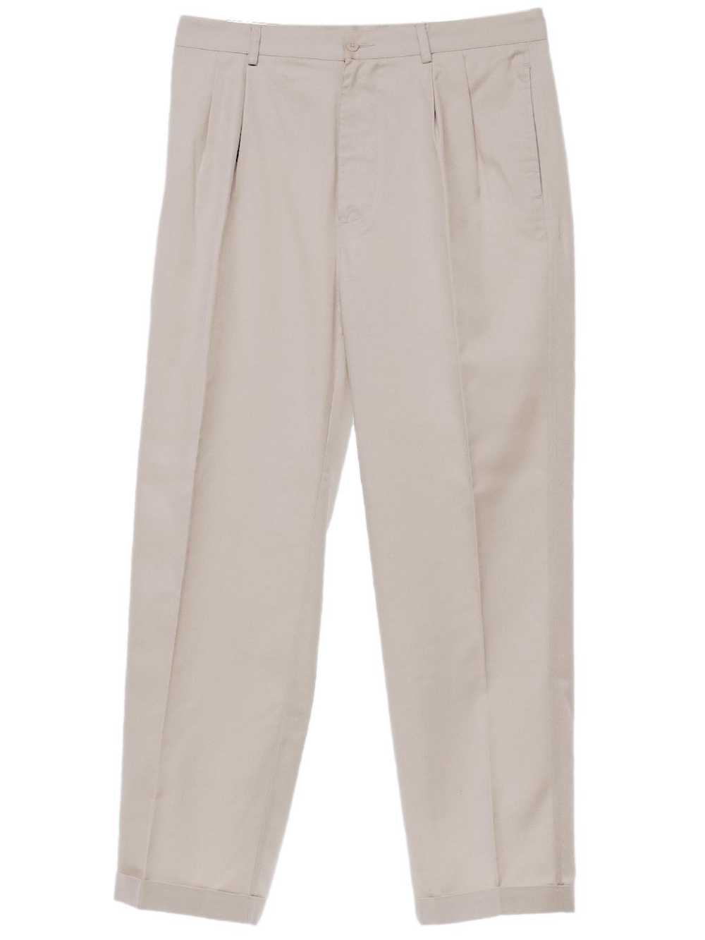 1990's Travel Smith Mens Pleated Pants - Gem