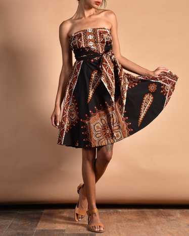 Imani 60s Cotton Dashiki Dress - image 1