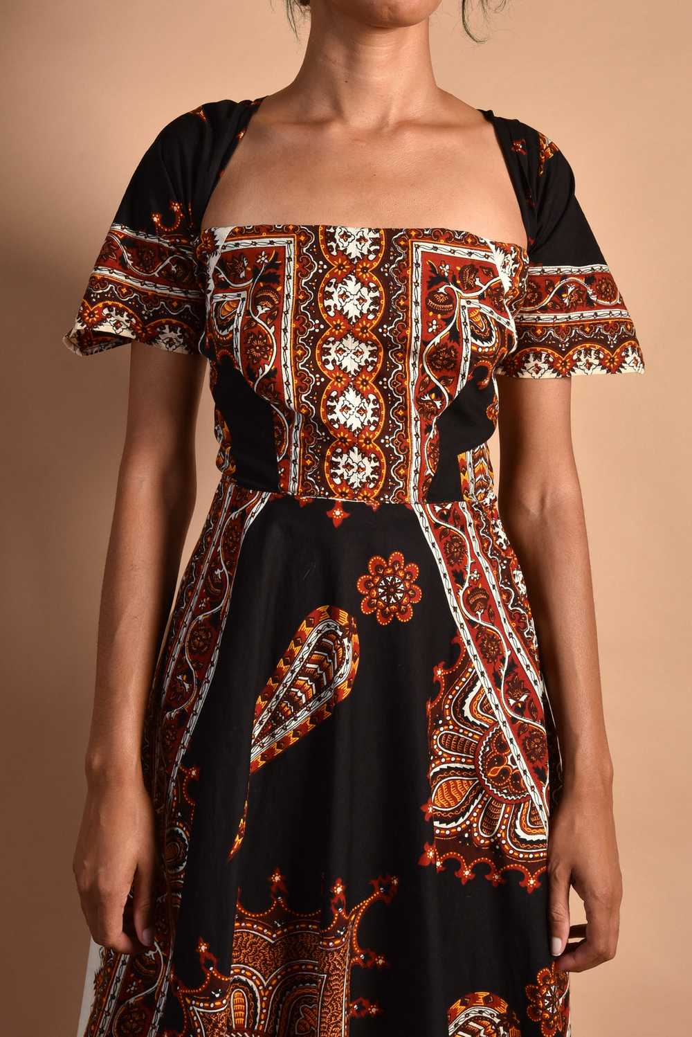 Imani 60s Cotton Dashiki Dress - image 3