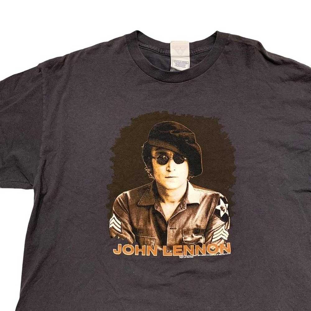 Band Tees × John Lennon × Vintage John Lennon Y2k… - image 2