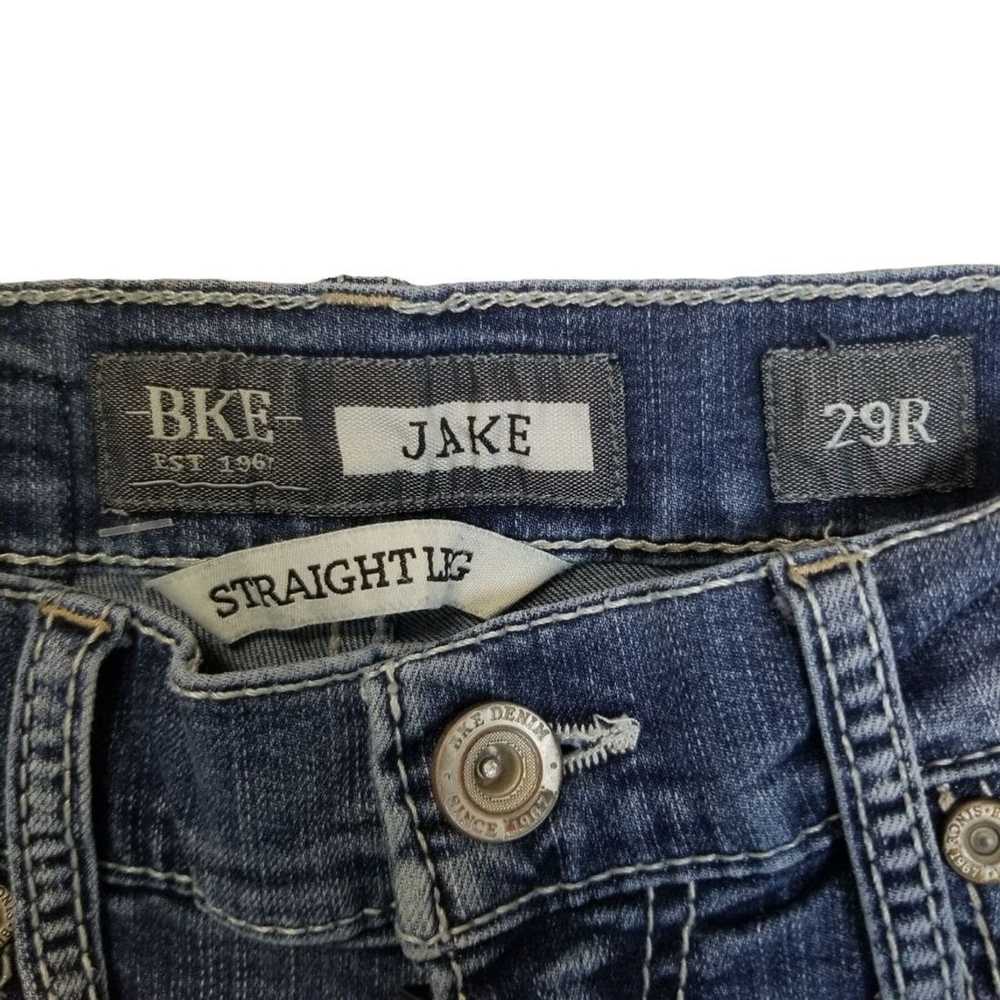 Bke BKE 29R Medium Wash Denim Straight Leg Jake J… - image 4