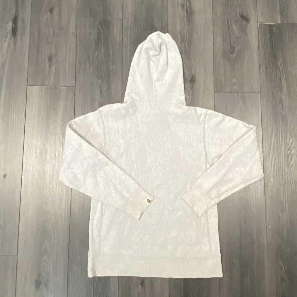 Bape Bape Superman Logo Hoodie Gray Sz S - image 2