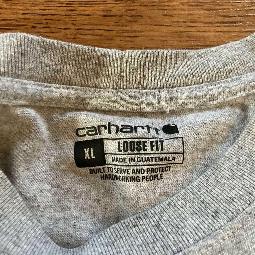 Carhartt Carhartt Front Pocket Short Sleeve Gray … - image 3