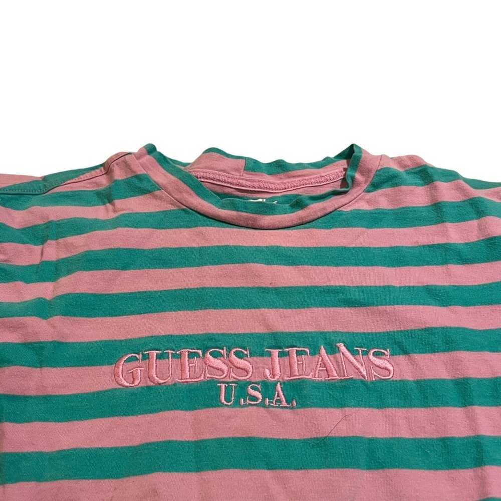 Guess × Made In Usa × Vintage 90s Guess Striped S… - image 2