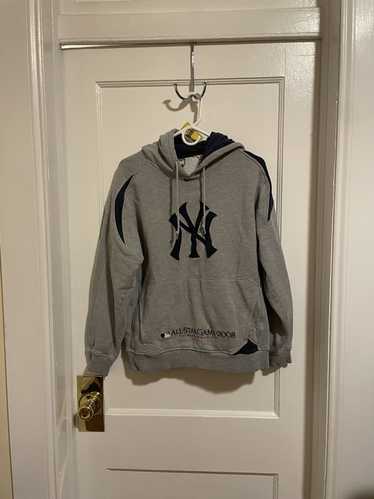 Men's New York Yankees Fanatics Branded Heathered Gray Iconic Steppin Up  Fleece Pullover Hoodie