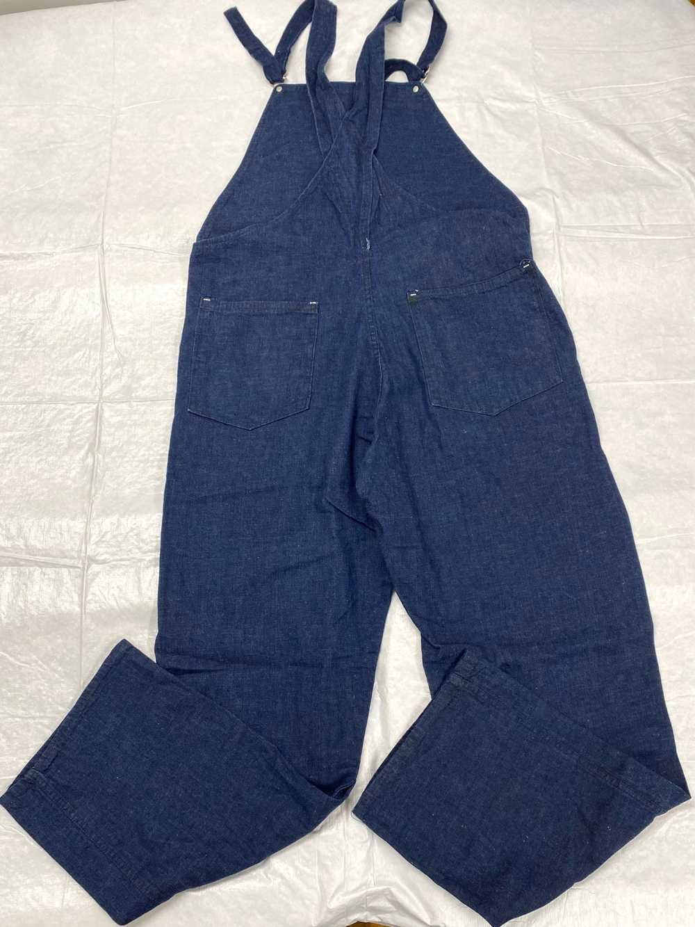 1930s 1940s indigo blue lightweight cotton denim … - image 2