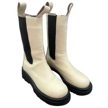 Ducie Leather biker boots - image 1