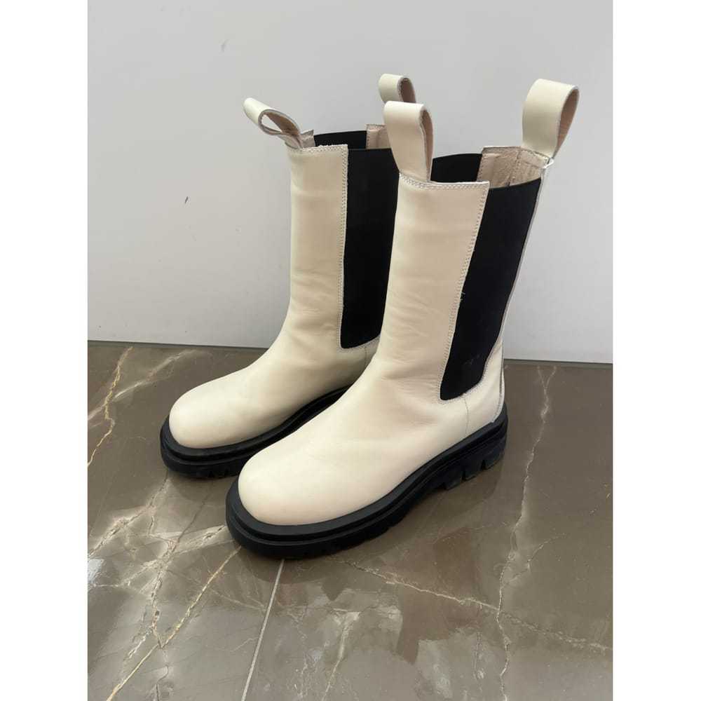 Ducie Leather biker boots - image 3