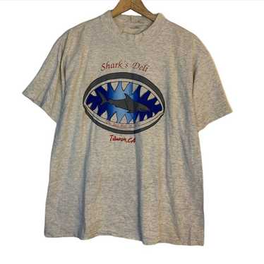 Vintage Vintage 90’s Shark's Deli Tiburon CA T-shi