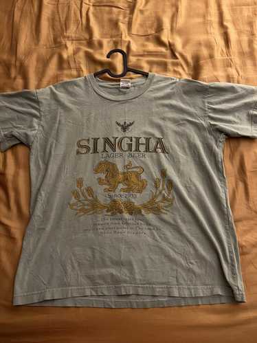 Vintage Singha lager beer