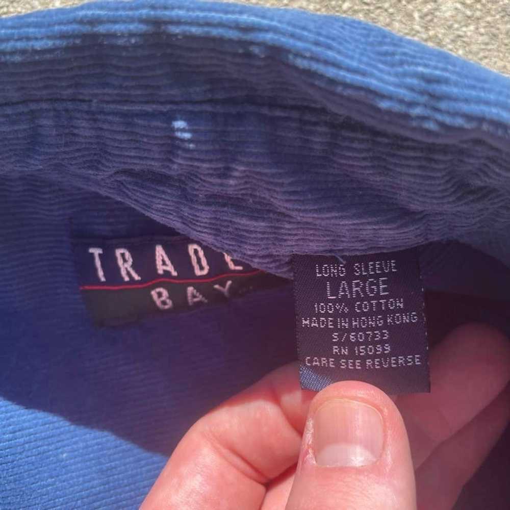 Trader Bay Y2K Trader Bay Corduroy Button-Up Shir… - image 4