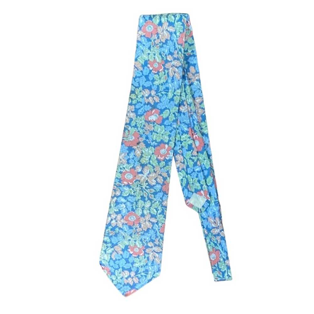 Liberty Of London Betsy light Blue floral Tie Lib… - image 2