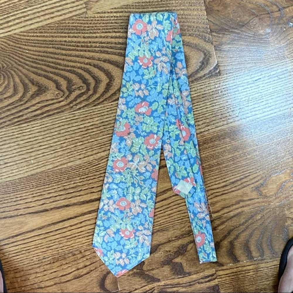 Liberty Of London Betsy light Blue floral Tie Lib… - image 6