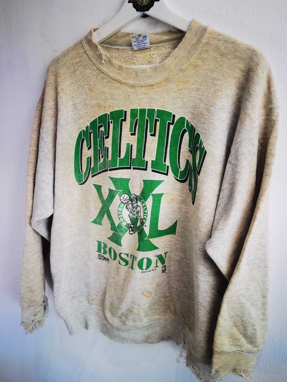 Salem Sportswear, Shirts, Rare 9s Vintage Boston Celtics Salem Sportswear  Long Sleeve Tee
