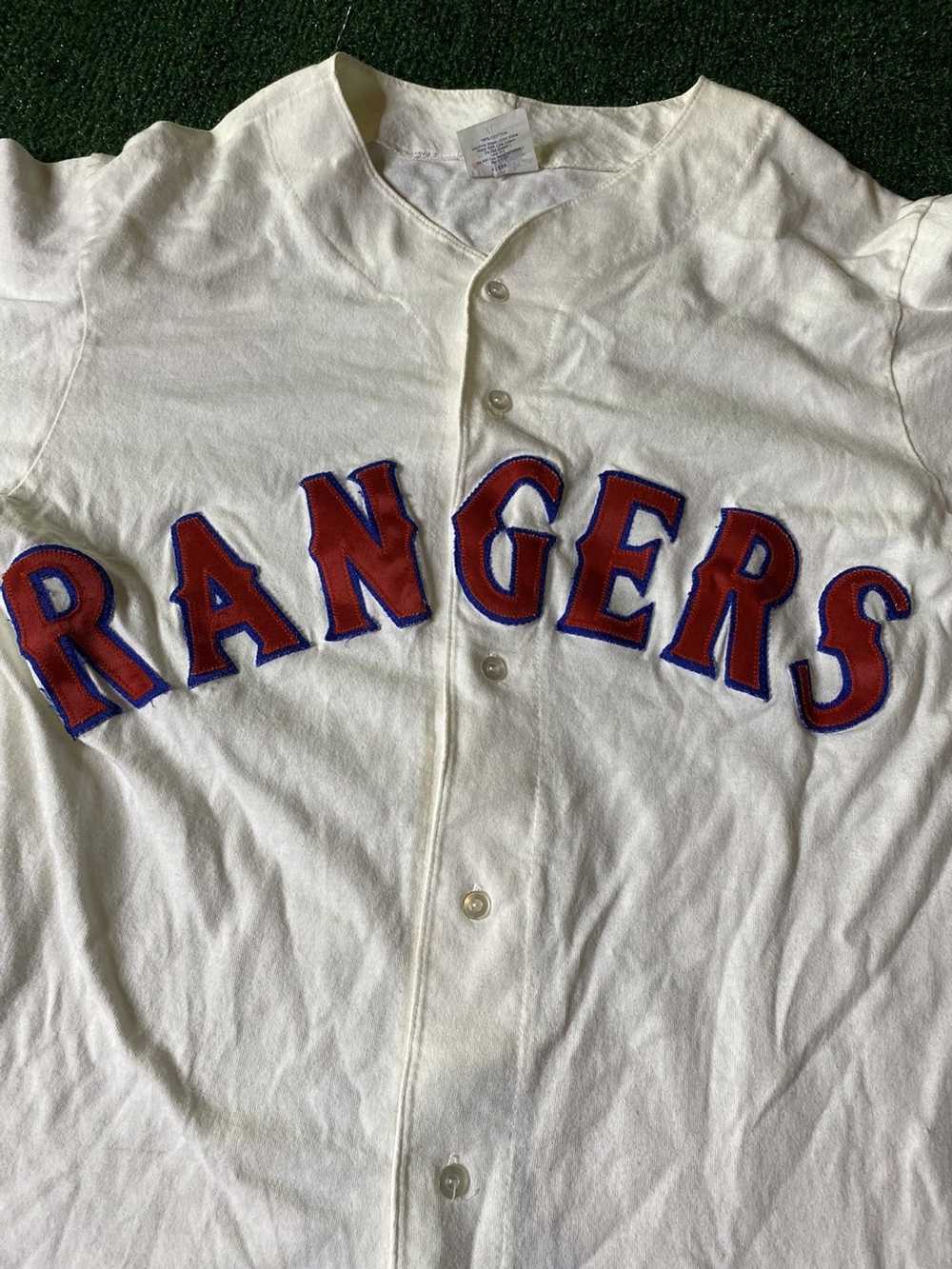 MLB Vintage Texas Rangers Jersey White Red XL - image 2