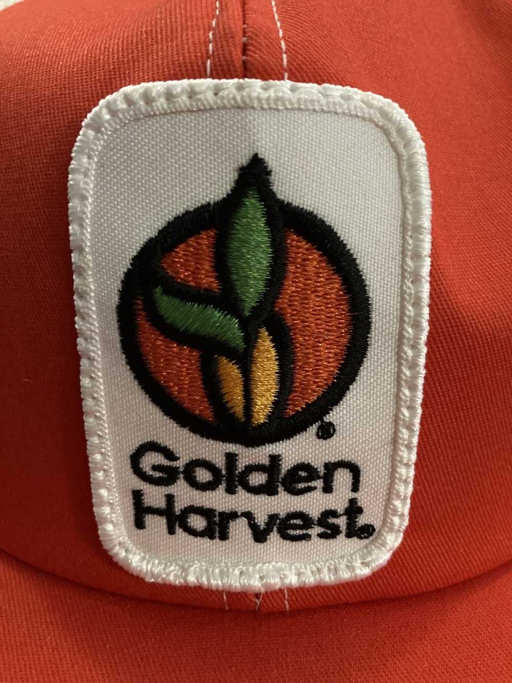 Snap Back × Trucker Hat × Vintage Golden Harvest … - image 2