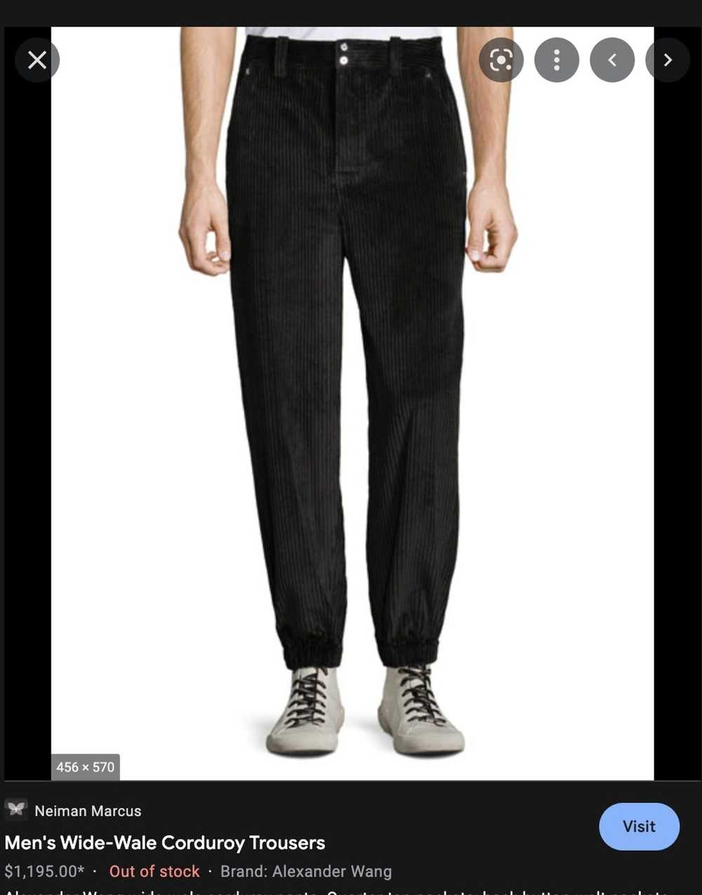 Alexander Wang Corduroy Wide Wale Trousers - image 5