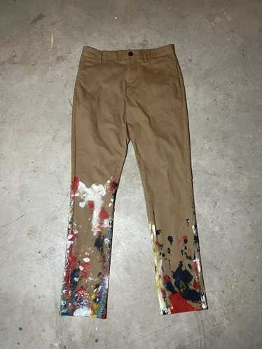Old Navy Khaki Tan Splatter Pants
