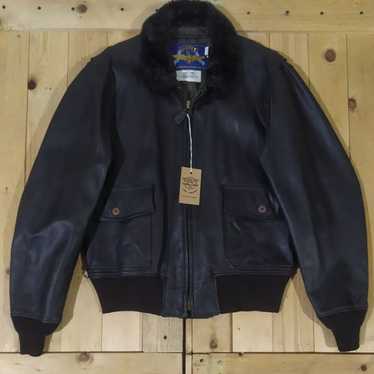 Cooper × Leather Jacket × Usn COOPER SPORTSWEAR M… - image 1
