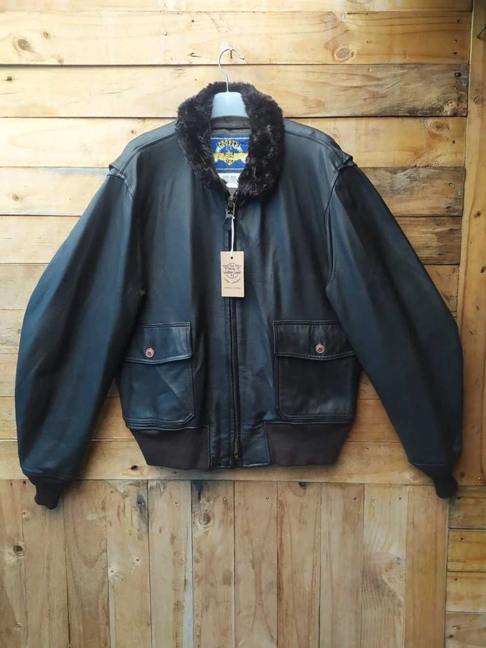 Cooper × Leather Jacket × Usn COOPER SPORTSWEAR M… - image 2