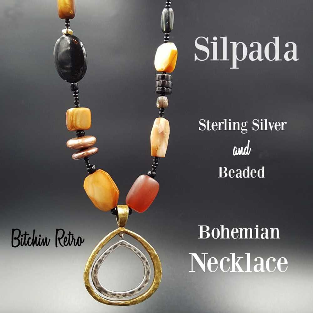 Silpada Sterling Silver Necklace with Freshwater … - image 1