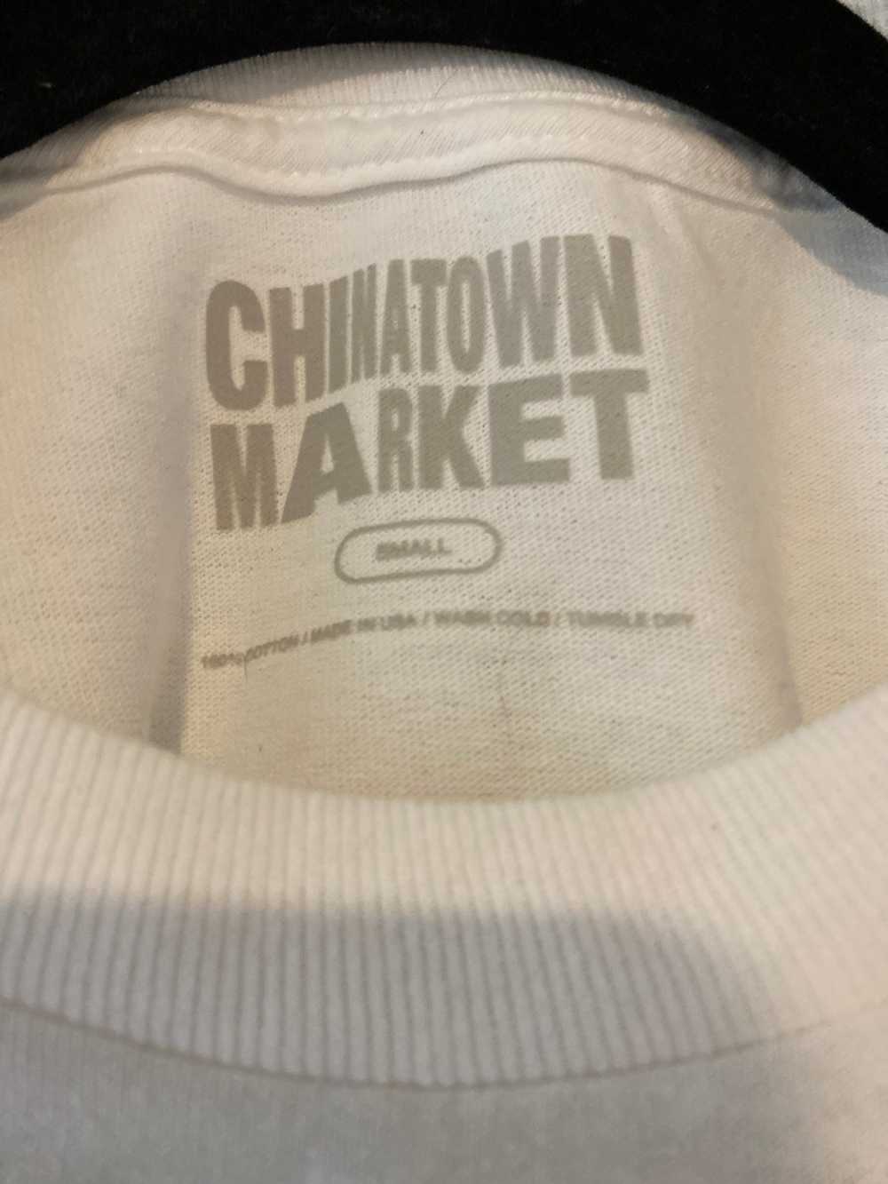 Market Chinatown Market Smiley Face Rhinestone T-… - image 2