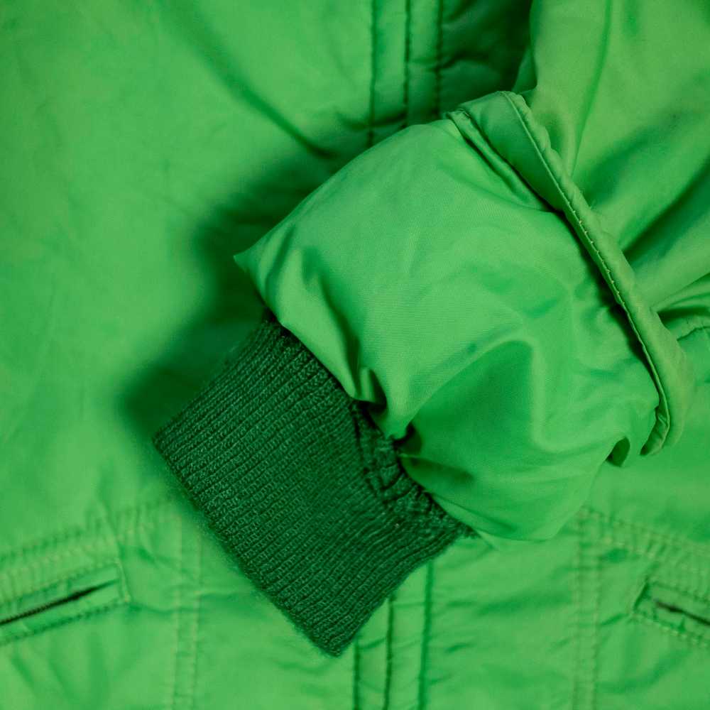 1970s lime green ski jacket - image 7