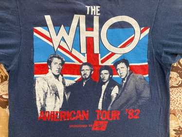 レア America 1982年ツアー Tシャツ vintage the who 1982 tour t shirt - Gem