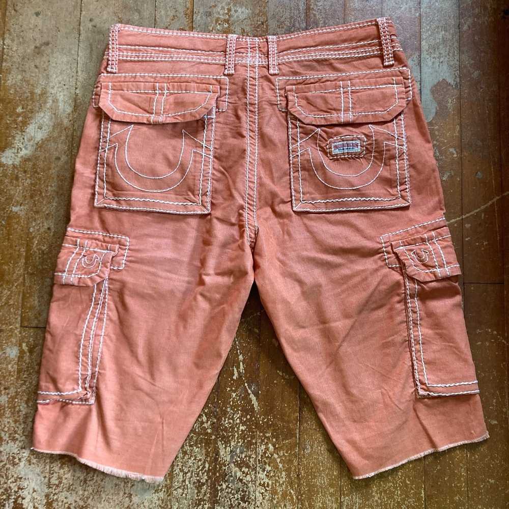 True Religion orange corduroy cargo true religion… - image 3