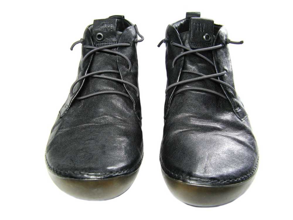 Think Twice Free Shipping Black Leather Sneakers … - image 6