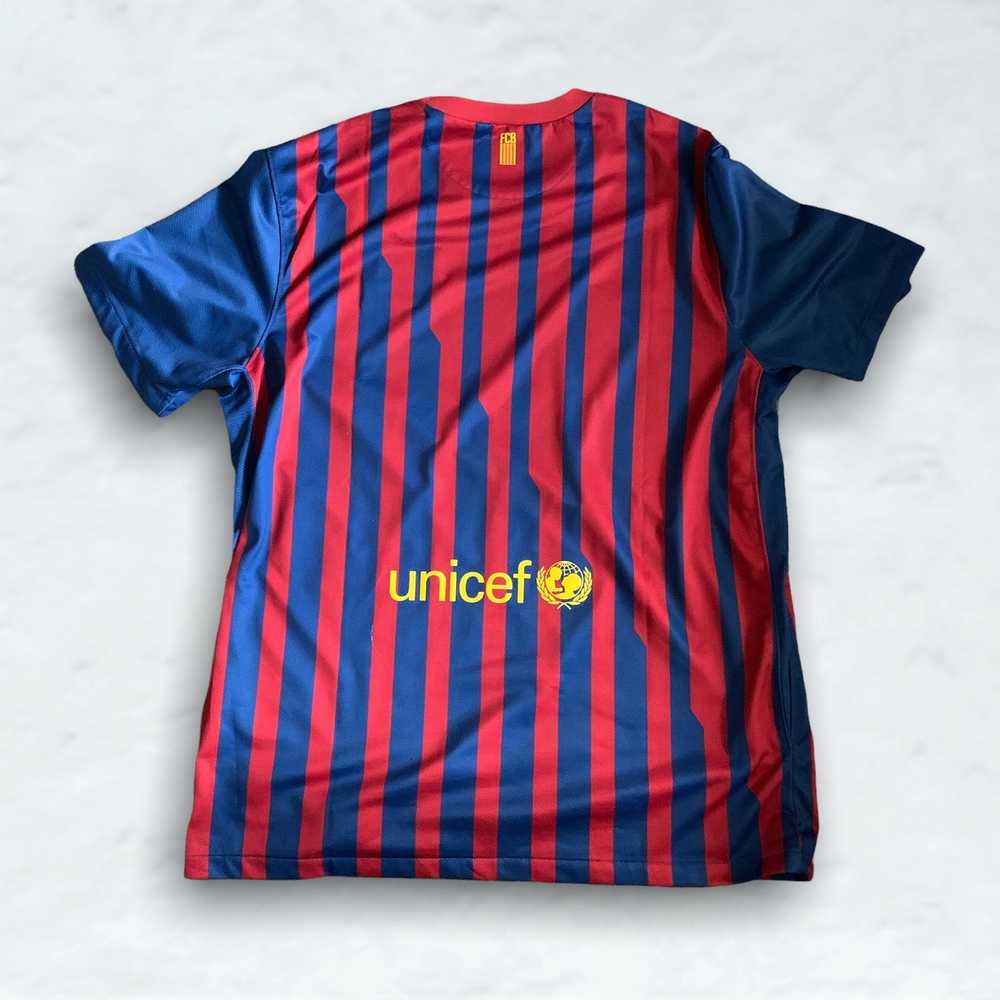 S 2011 2012 Barcelona Spain Nike Messi Vintage Home Soccer Camiseta Jersey  Shirt