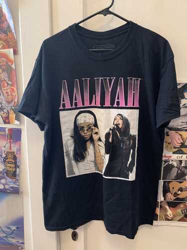 Band Tees × Vintage Aaliyah tee