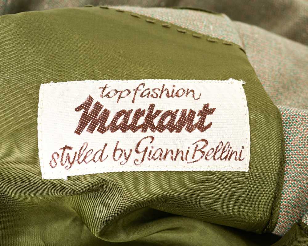 German × Vintage Trachten Linen Cotton Blazer Ger… - image 7
