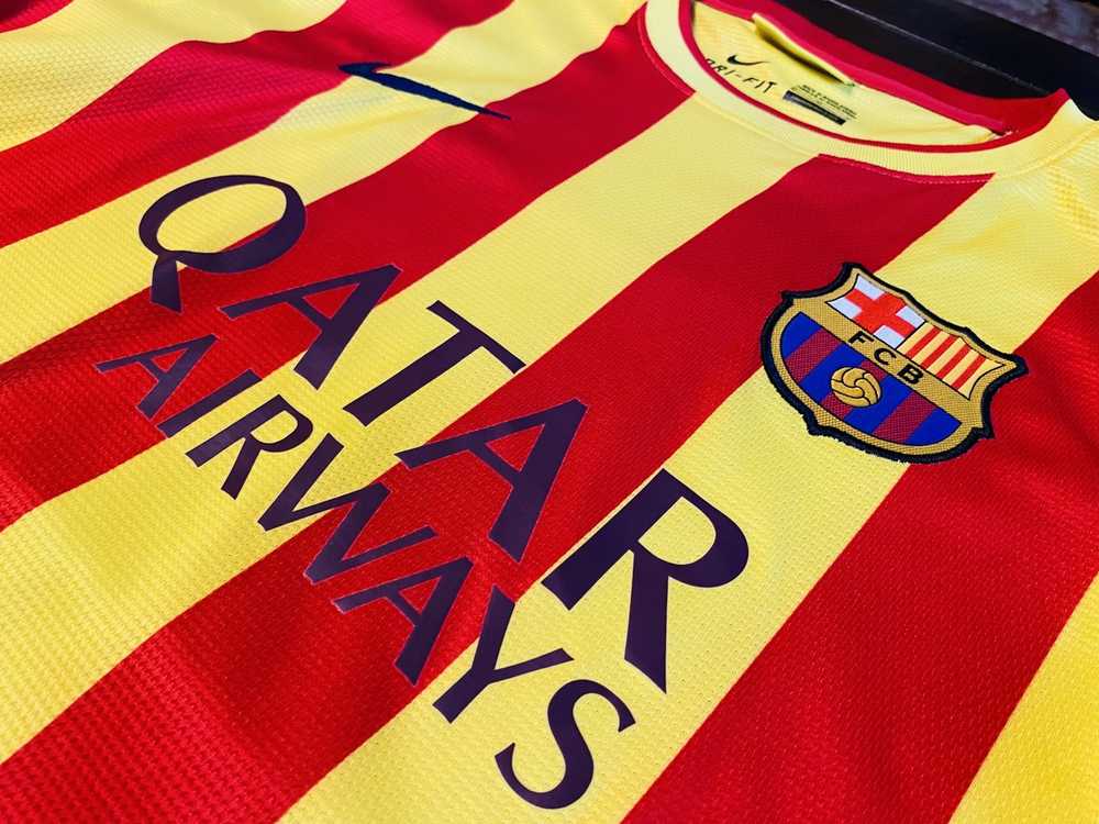 Nike × Soccer Jersey × Vintage 2013-2014 - Rare B… - image 5