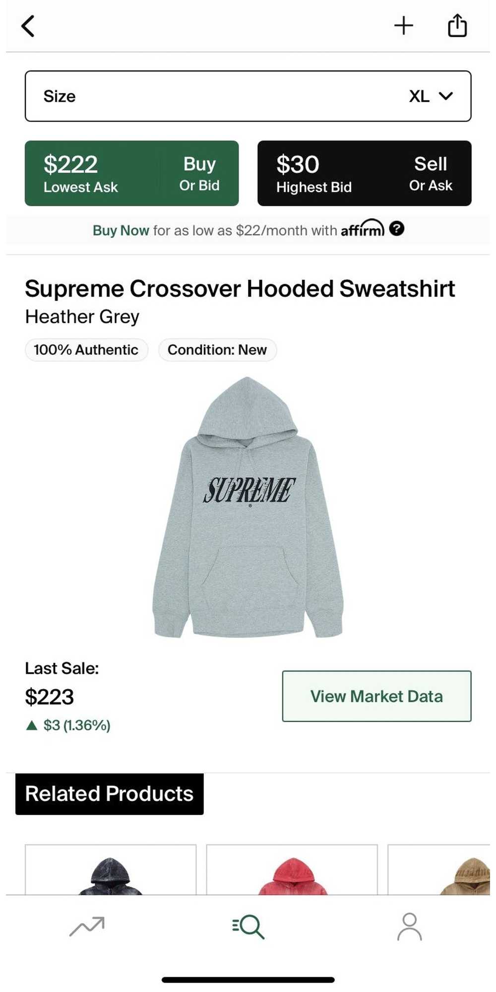 Supreme Supreme Crossover Hoodie - image 9