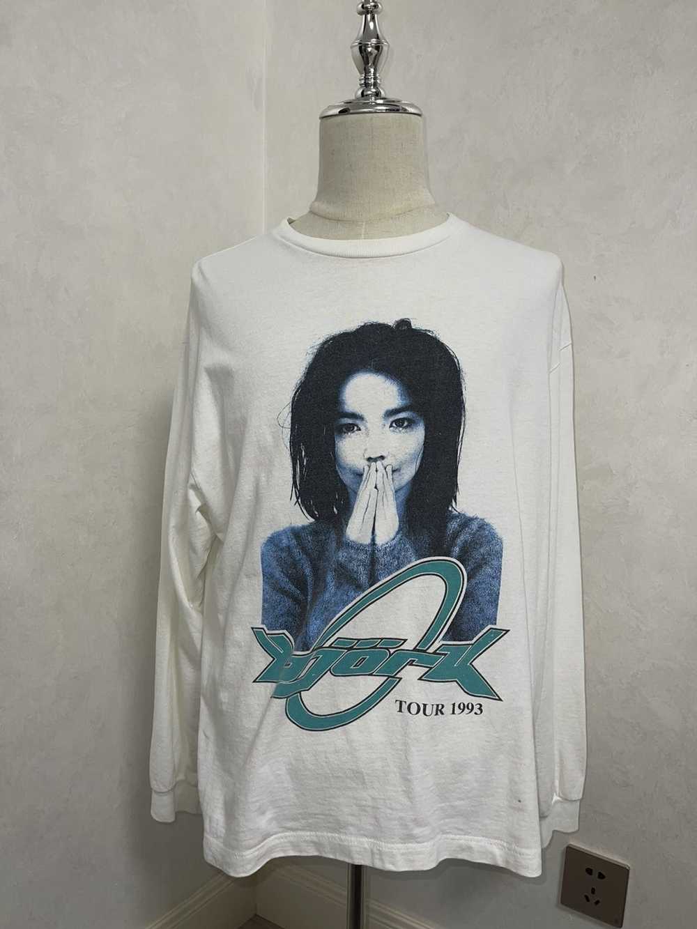 Vintage Rare Bootleg Bjork Long Sleeve Vintage Tee Gem