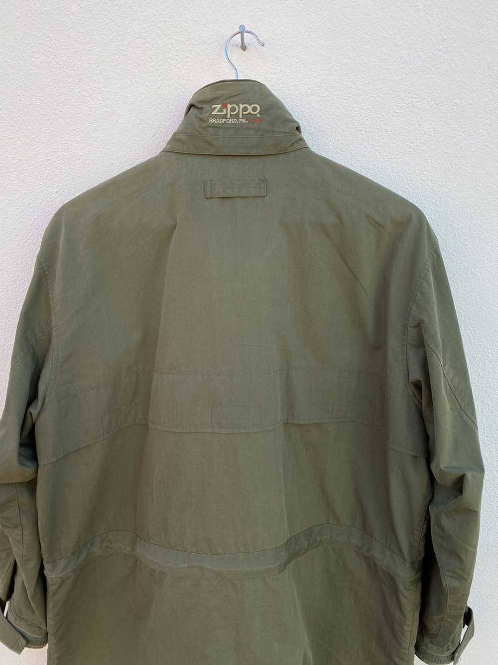 Vintage × Zippo Vintage zippo army parkas jacket - image 4