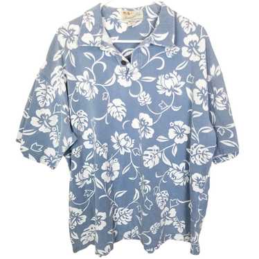 Crazy Shirts Hawaiian Polo By Crazy Shirt XL Flora
