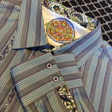 Robert Graham Robert Graham Striped Button Shirt … - image 1